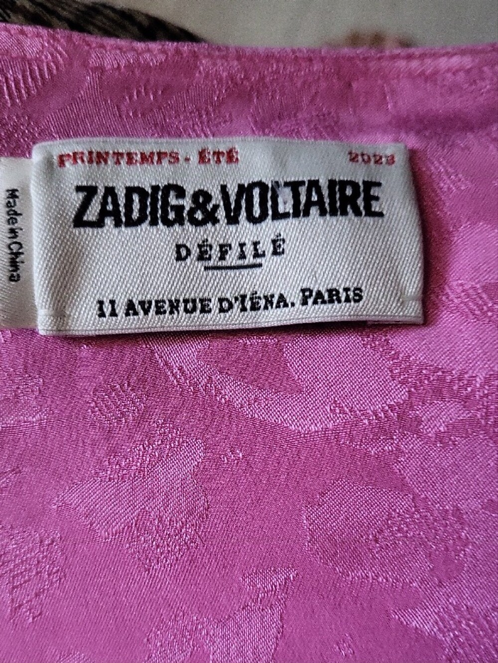 Zadig & Voltaire Pink Mini Dress Small - Picture 6 of 9